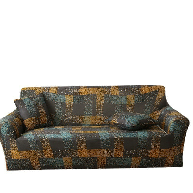 Solid Color Stretch Sofa Slipcover Modern Minimalist