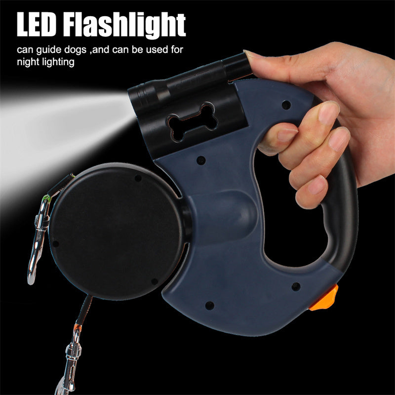 Dual dog leash 2-in-1 pet leash