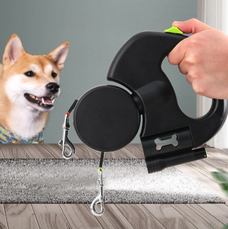 Dual dog leash 2-in-1 pet leash