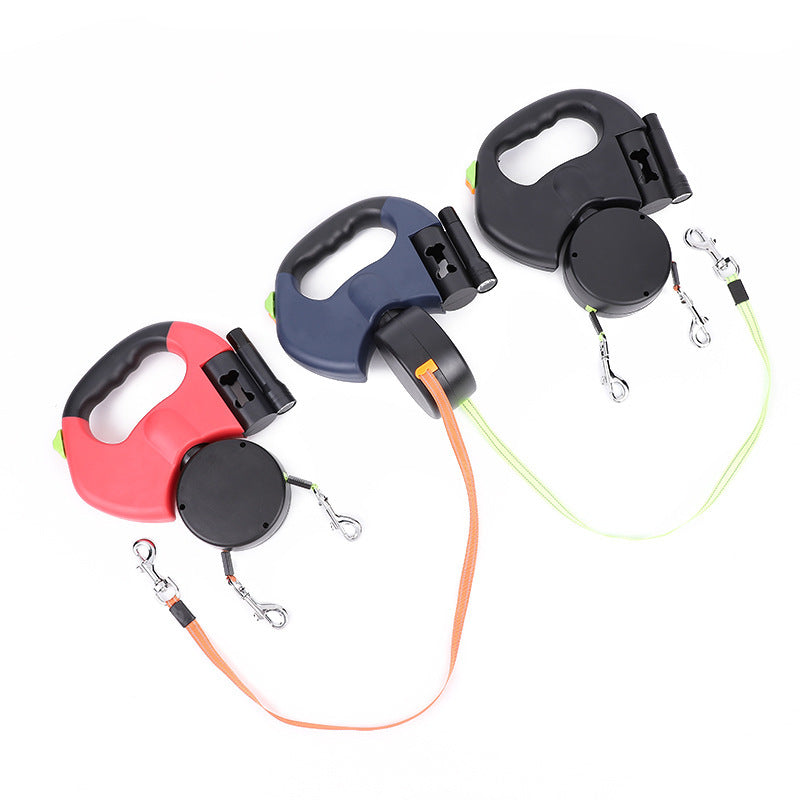 Dual dog leash 2-in-1 pet leash
