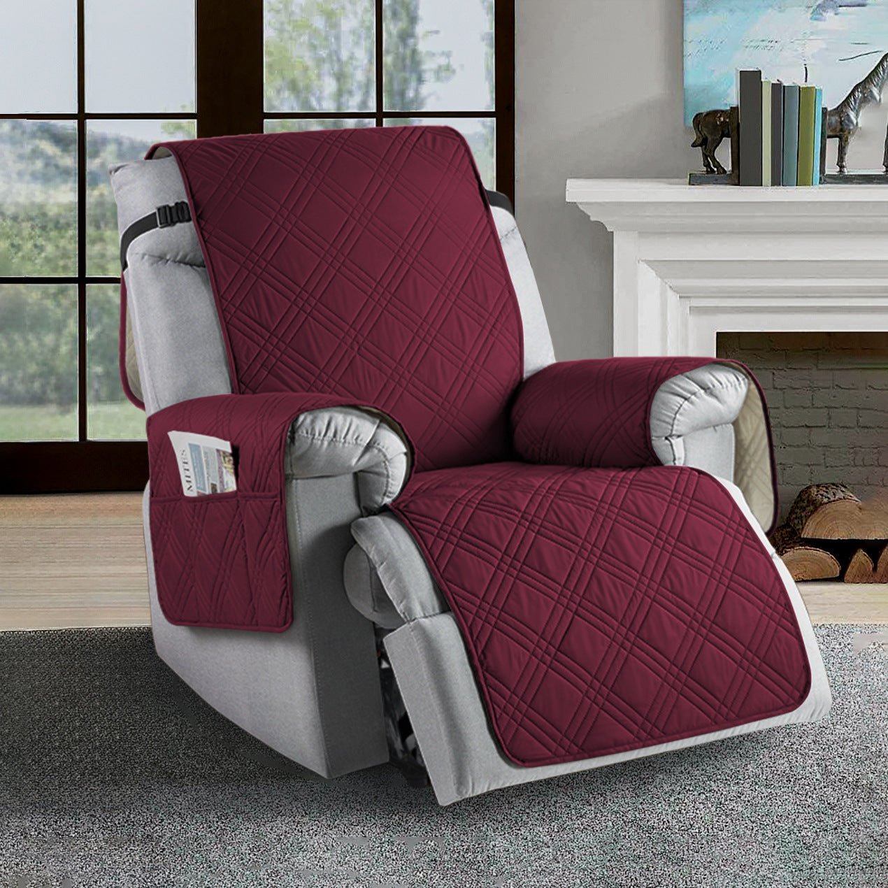 Waterproof Chivas Sofa Cushion Living Room Bedroom Non-slip Single Sofa Cover
