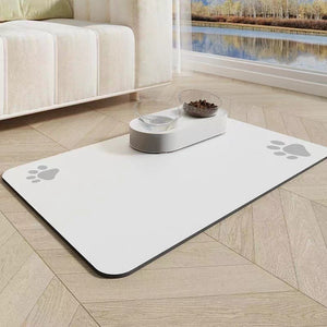 Pet Diatom Ooze Floor Mat Dogs And Cats Eating Mat Spill-proof Waterproof Quick-drying Placemat