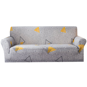 Solid Color Stretch Sofa Slipcover Modern Minimalist