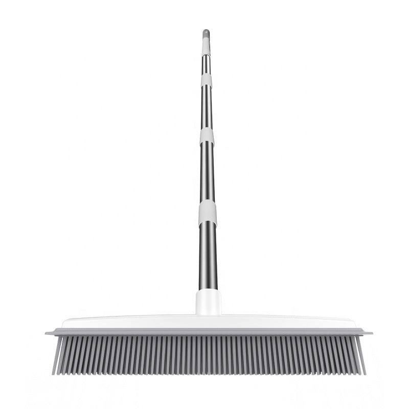 Pet Hair Rubber Carpet Rake Floor Soft Push Broom